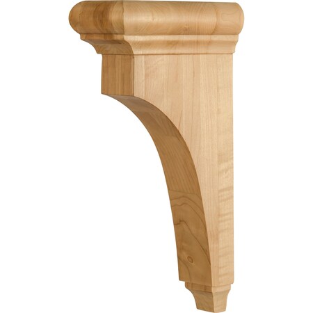 Hardware Resources 3" Wx6-1/2"Dx12"H Cherry Bullnose Cap Corbel COR38-CH